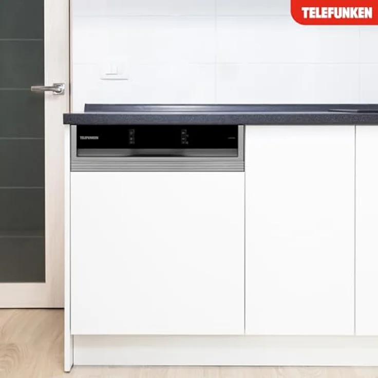 Telefunken Geschirrspüler GET6014AI, teilintegrierbar, 60 cm, 14 Gedecke, 9 Programme, AquaStop, energieeffizient A, leise mit 44 dB – Bild 9