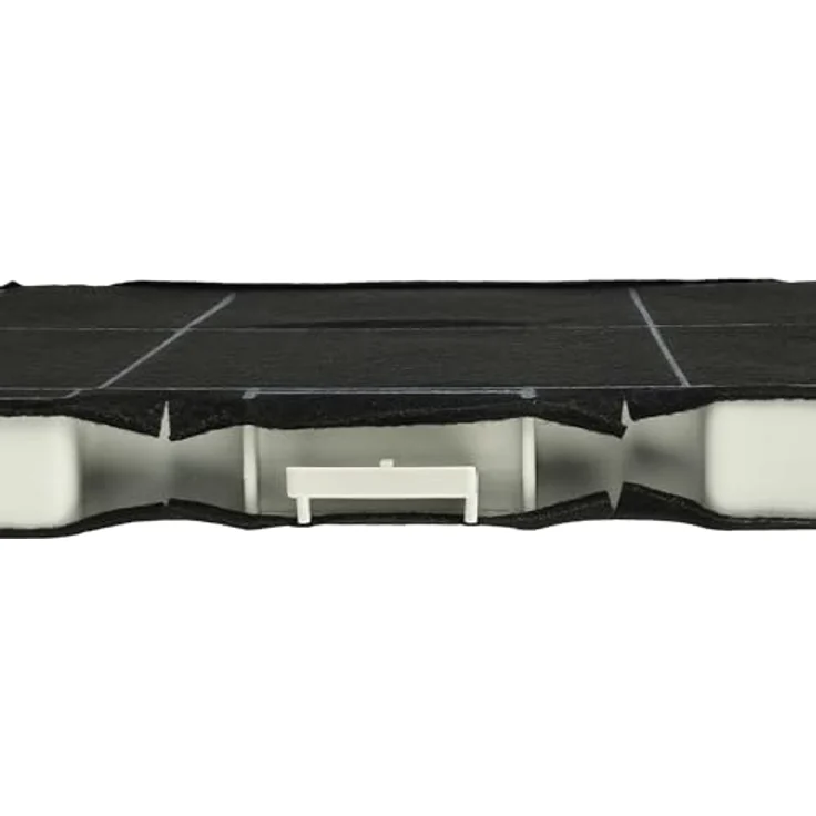 vhbw Aktivkohlefilter kompatibel mit Viva Dunstabzugshaube, 23,3 x 21,5 x 2,2 cm, effektiv gegen Gerüche und Fettablagerungen – Bild 7