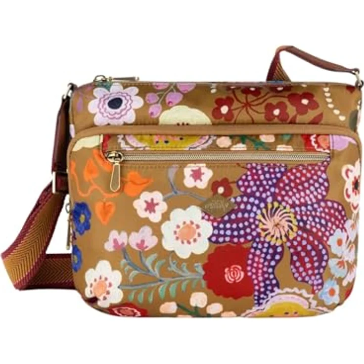 Oilily Tide Spirits Stetson Umhängetasche, 27 cm, Braun, ideal für den Alltag – Bild 1