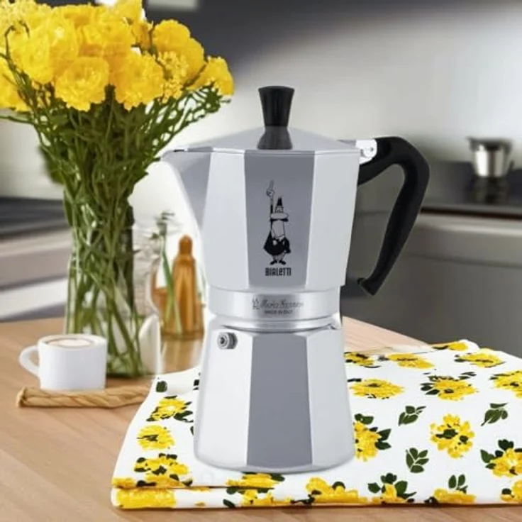 Bialetti Moka Express Espressokocher, Aluminium, Silber, 12 Tassen – Bild 5