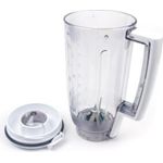 Bosch Siemens Mixeraufsatz MUZ5MX1, Mixbehälter 1,5 Liter in Weiß/Transparent, passend für MUM5 - Nr. 703198