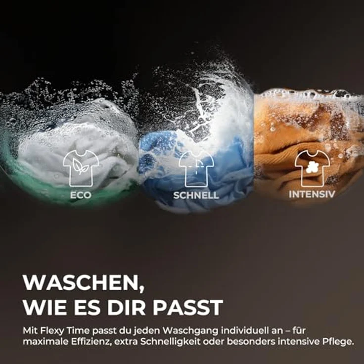 HAIER HW130-B14667U1 G7 Waschmaschine, 13 kg, 1330 U/Min., intelligente Automatik, XL Pillow-Schontrommel, Hygienefunktionen, Vollwasserschutz – Bild 4