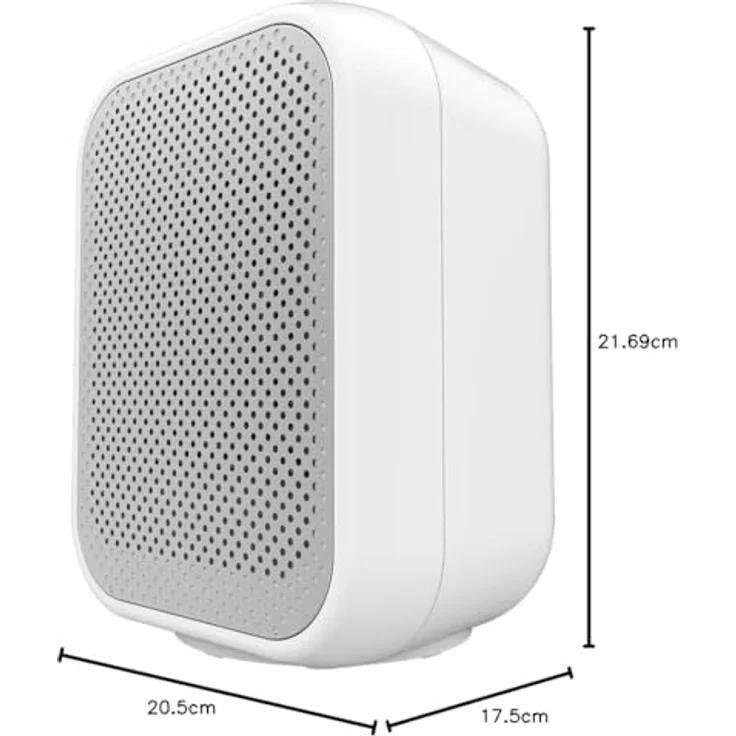 Cecotec ReadyWarm 1500 Max Ceramic White, Keramik-Tischheizgerät mit 1500W, regelbarem Thermostat, 3 Modi, 15m² Abdeckung, leichtem Design und dreifachem Sicherheitssystem – Bild 3