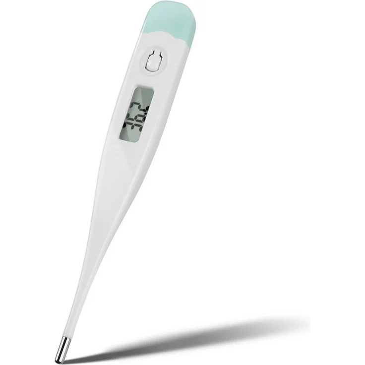 pulox Fieberthermometer mit LCD-Display - Professionelles, medizinisches Digitalthermometer mit akustischem Signal und Speicherfunktion – Bild 1