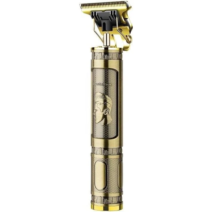 DALING Barttrimmer Profi Haarschneider, Schnellladefunktion, Lithium-Ionen Akku, elegant Gold
