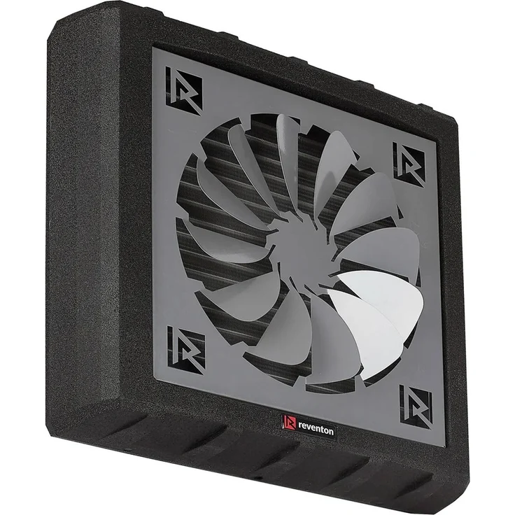 REVENTON HC-3S Wasser-Lufterhitzer WHHC30D360-3S-1768, 360°-Diffusor, 26,4 kW Heizleistung, EPP-Gehäuse, schwarz