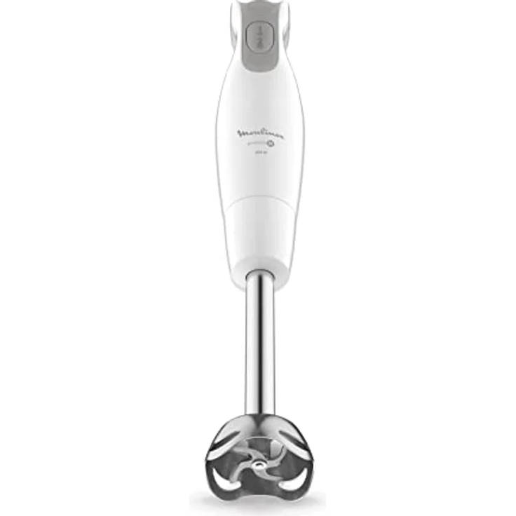 Moulinex Dailychef Weiß DD5511 Stabmixer, 600 W, bis zu 30% schnellere Ergebnisse, 2 Geschwindigkeiten, ergonomischer Griff, spritzwassergeschützter Edelstahlfuß, Messbecher 800 ml, Weiß – Bild 3