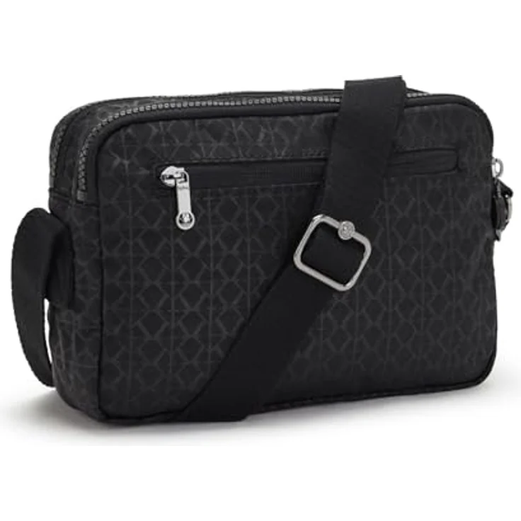 KIPLING Umhängetasche Basic Plus, kompakte Crossbody Tasche in Schwarz mit 2 Hauptfächern und verstellbarem Schulterriemen – Bild 3