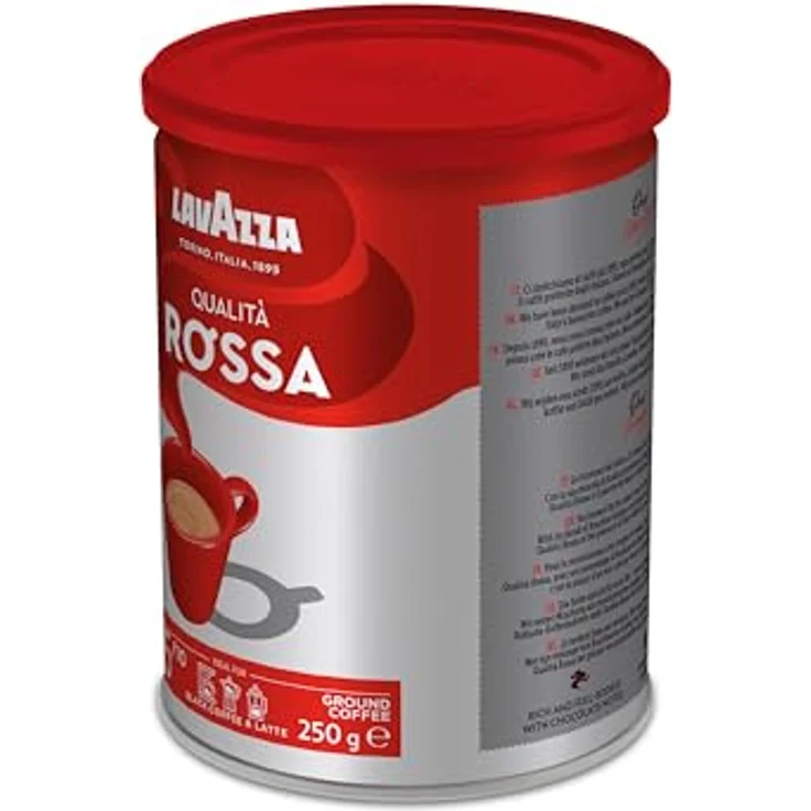 Lavazza Gemahlener Kaffee - Qualità Rossa - 250g Dose – Bild 3