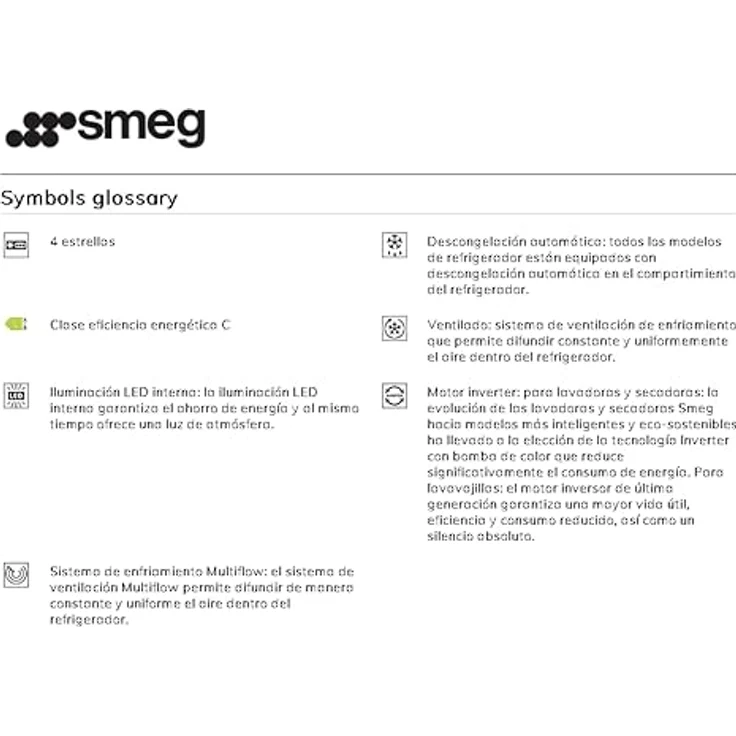 Smeg FAB28LWH6, Freistehender Kühlschrank mit Gefrierfach, 50er-Jahre-Design, Anschlag Links, Weiß – Bild 8