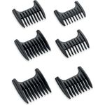 Valera 6 Combs Set For Clipper 300, 6 St., Bartpflege-Zubehör für Herren, zum Formen und Fassonieren des Bartes, schwarz