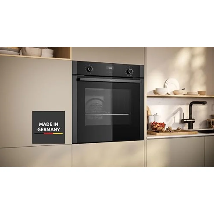 Neff B1ACE2AG3, N 50, Backofen, 60 x 60 cm, Graphite-Grey, Made in Germany - Energiesparender Backofen mit EasyClean und vielseitigen Programmen – Bild 2