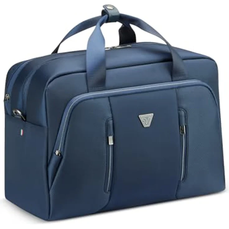Roncato City 3.0 Schultertasche, Umhängetasche aus robustem Polyester mit verstellbarem Umhängeriemen, Schwarz – Bild 1