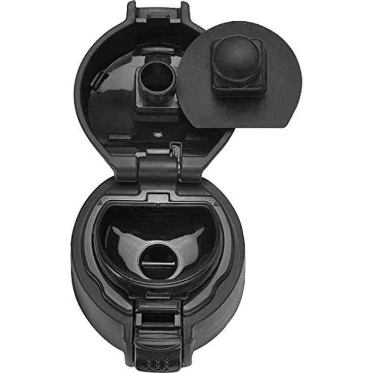 ZWILLING Thermo Thermoflasche, Reisebecher, Doppelwandisolierung, Sicherheitsverschluss, 450 ml, Höhe: 22,8 cm, Schwarz – Bild 3