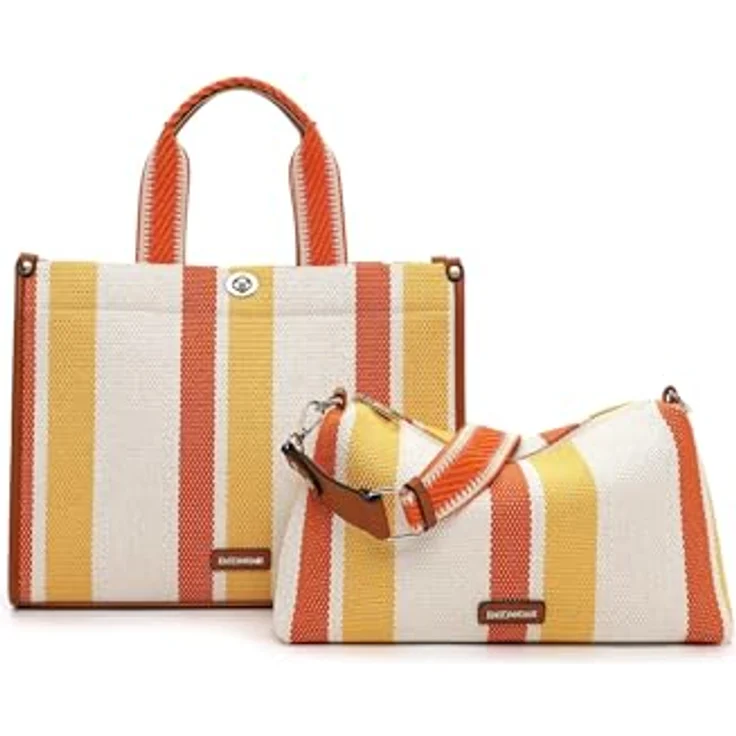 EMILY & NOAH Shopper E&N Jasmin, Handtasche mit abnehmbarem Umhängeriemen und praktischer Bag in Bag Funktion, schwarz – Bild 6
