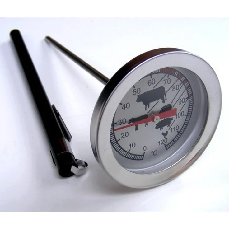 Fleischthermometer Bratenthermometer mit Köcher LT-101