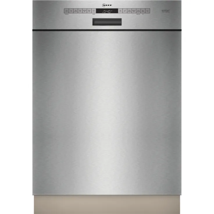 NEFF S125EBS03D, Unterbau-Geschirrspüler 60 cm, gebürsteter Stahl, Energielabel A