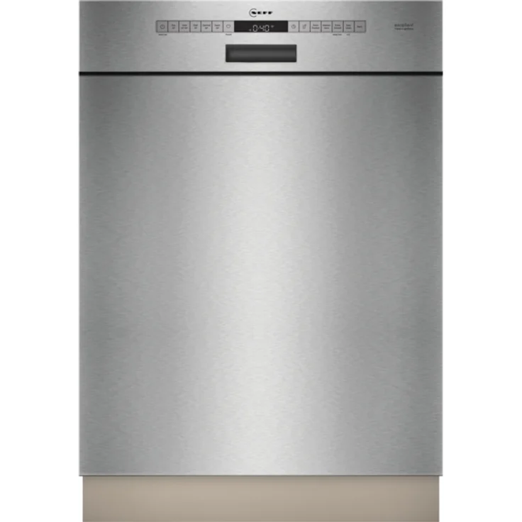 NEFF S125EBS03D, Unterbau-Geschirrspüler 60 cm, gebürsteter Stahl, Energielabel A