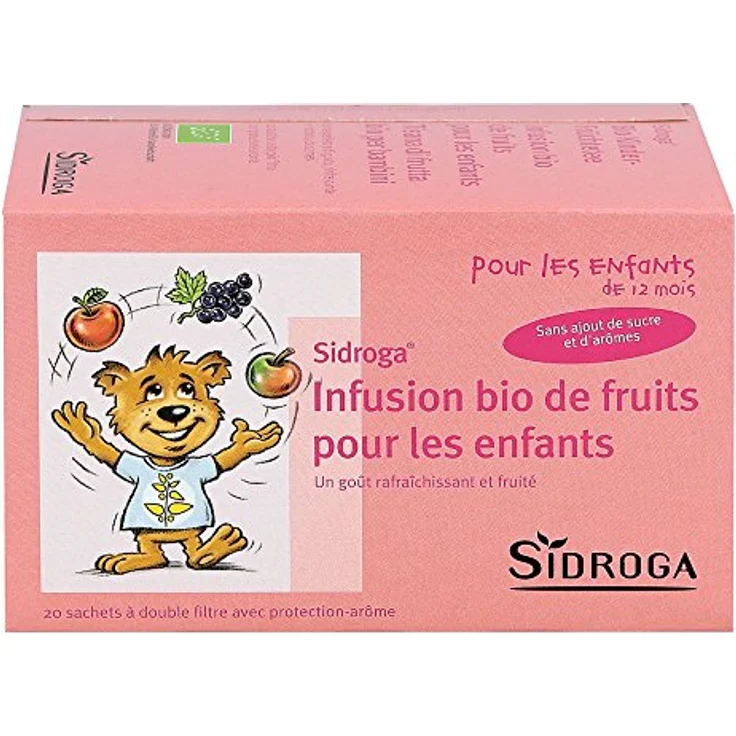 SIDROGA Bio Kinder-Früchtetee Filterbeutel, 30 g, fruchtige Mischung für Kinder – Bild 3