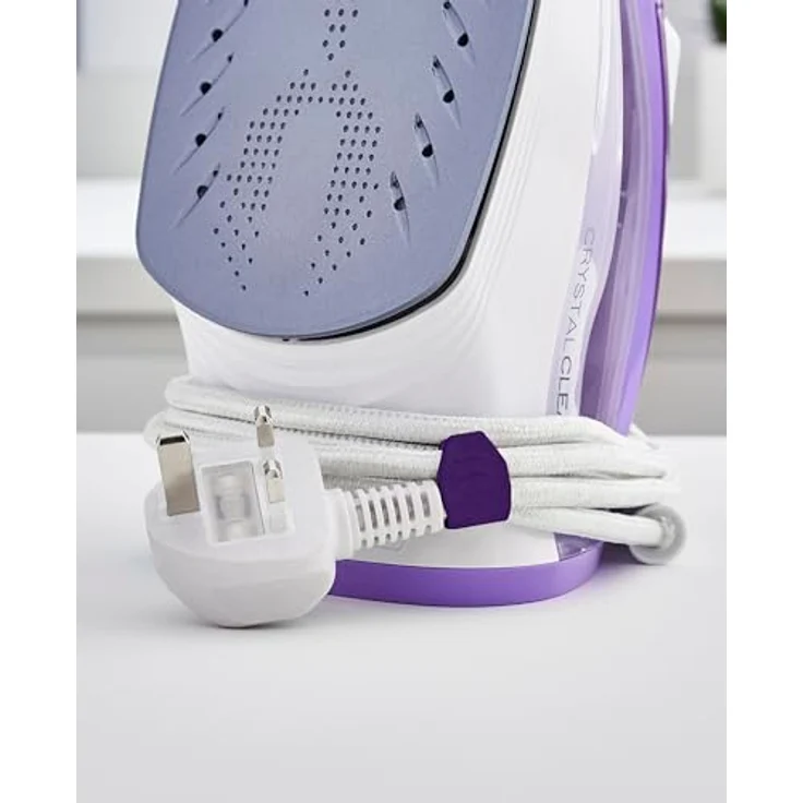 Morphy Richards Dampfbügeleisen Kristall klar Wassertank 2400 W Amethyst 300301, 2,5m langes Kabel, 40 g/min Dampf, 115 g Steam Boost – Bild 5