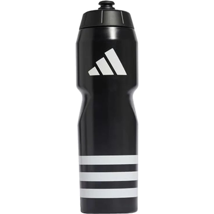 adidas Performance TIRO BOT, Trinkflasche 0.75L mit ergonomischer Form und Sportverschluss, BPA-frei, 3-Streifen Design – Bild 1