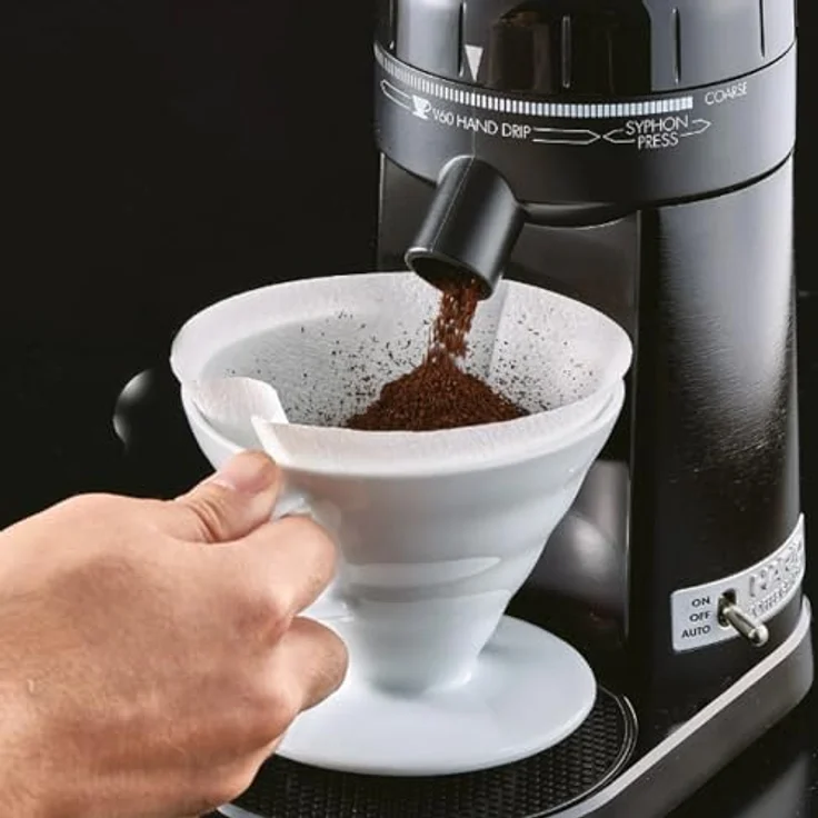 Hario V60 VDCR-02R, Kaffee-Tropfer aus Arita-Keramik in elegantem Rot für 1-4 Tassen – Bild 4