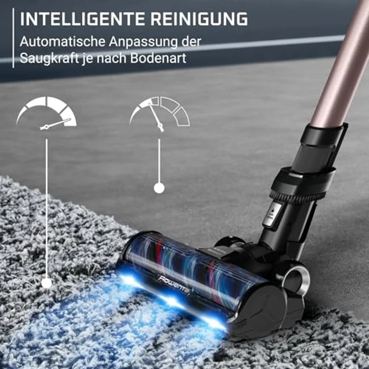 Rowenta X-Force Flex 16.60, Akku-Hand- und Stielstaubsauger mit 120 Minuten Laufzeit, 315 Air Watt Saugkraft, Flex-Gelenk, beutellos, LED-Beleuchtung – Bild 8