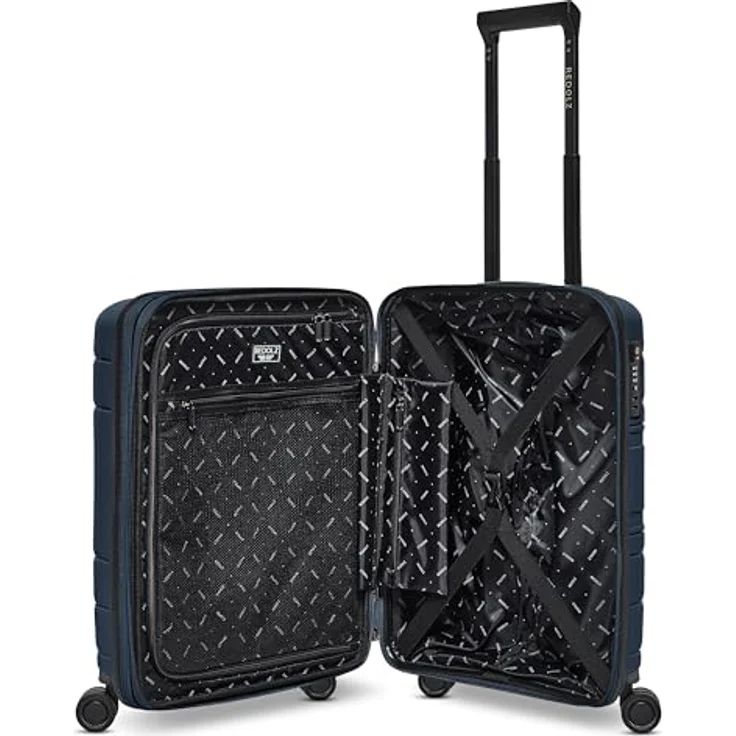 REDOLZ Hartschalen Kabinen-Koffer | Kleiner Trolley 40 x 20 x 55 cm mit Dehnfalte aus Polypropylen | Leicht & Robust, 4-Rollen, TSA (Essentials 11) – Bild 3
