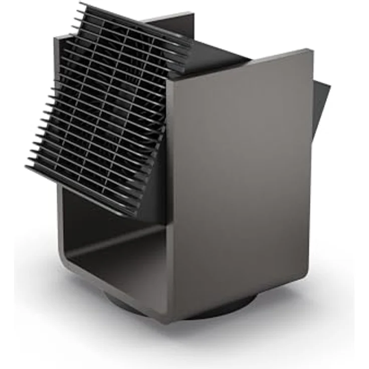 Stadler Form Heizlüfter & Ventilator Alex, 3D-Oszillation, 4 Leistungsstufen Ventilator, 2 Leistungsstufen Heizung, bis 8 m Winddistanz, Fernbedienung, schwarz – Bild 1