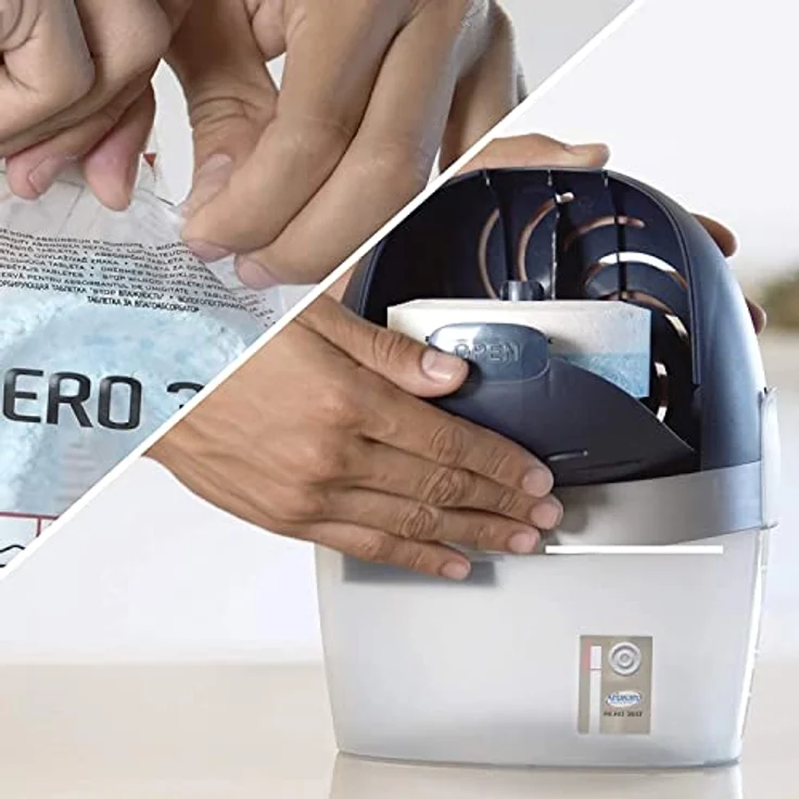 Henkel Ariasana Aero 360 Tab Geruchsneutral, Tripack 3x450g für effektive Luftreinigung und Feuchtigkeitsregulierung – Bild 4