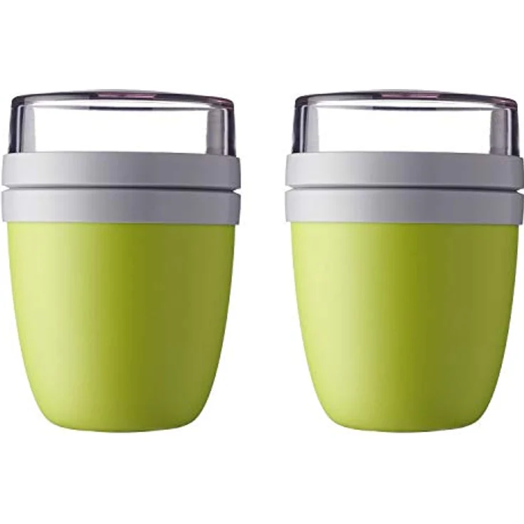 "Mepal Lunchbox Lunchpot to go 500 ml & 200 ml, Latin Lime (2 Stück)" – Bild 1