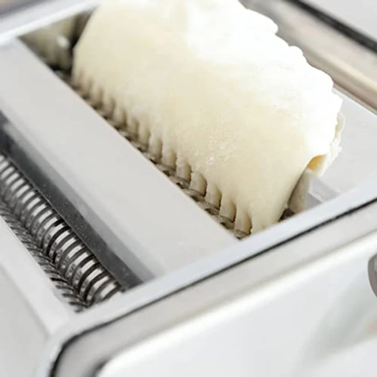 InnovaGoods® Nudelmaschine, Nudelmaschine, Edelstahl-Nudelmaschine, frische Nudelmaschine, 3 Arten von Spaghettipaste, Nudeln und Lasagne, multifunktional, kneten und schneiden, leicht zu reinigen – Bild 4