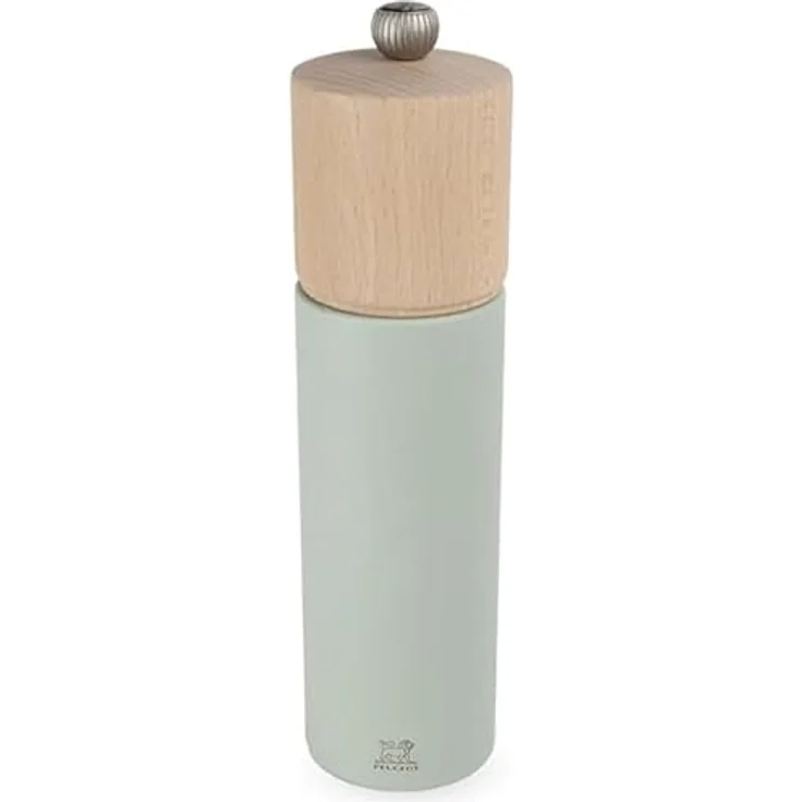 PEUGEOT Salzmühle BOREAL 21cm, Zirkonia-Mahlwerk, Buchenholz, Salbeigrün, manuell, stufenlos verstellbar – Bild 1