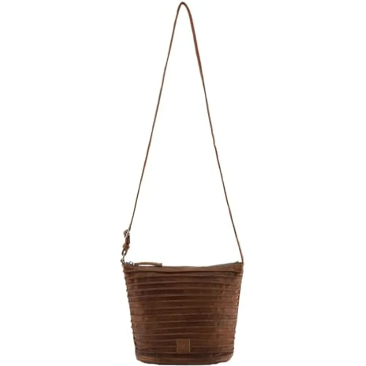 FredsBruder Riffelinchen, Handtasche aus hochwertigem Material, Braun