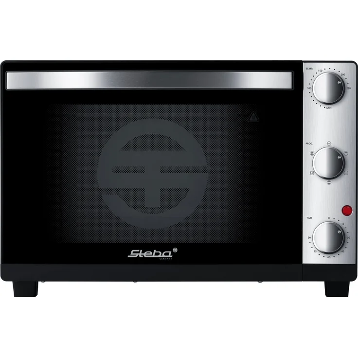 Steba KB 324 Steel Deluxe, Grillbackofen mit 24 Litern und PFAS-freiem Innenraum, Edelstahlgehäuse