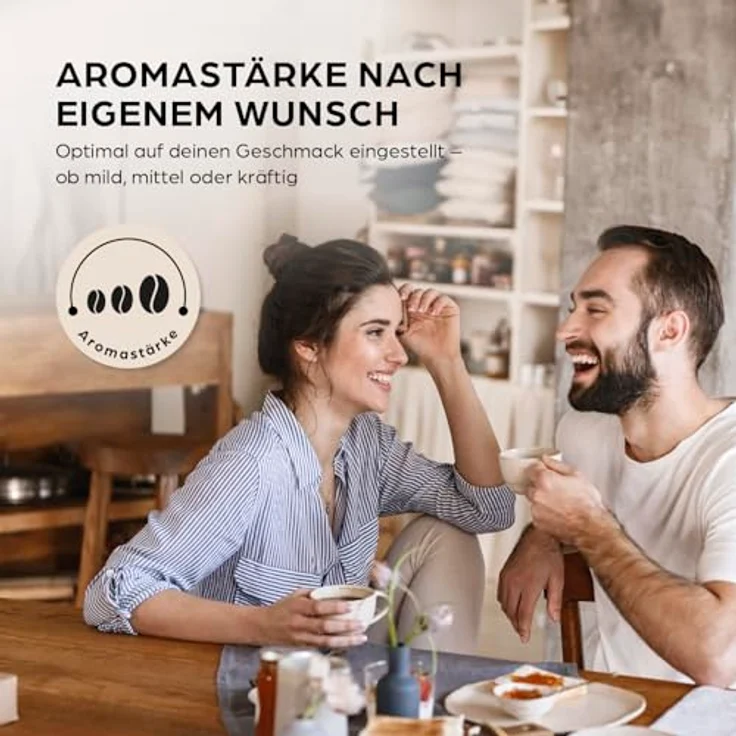 Barista Filterkaffeemaschine Touch Iso, Edelstahl-Isolierkanne mit Digitaldisplay, Timerfunktion und Permanentfilter, 900W, für 8 Tassen Kaffee, 1,25 Liter – Bild 5