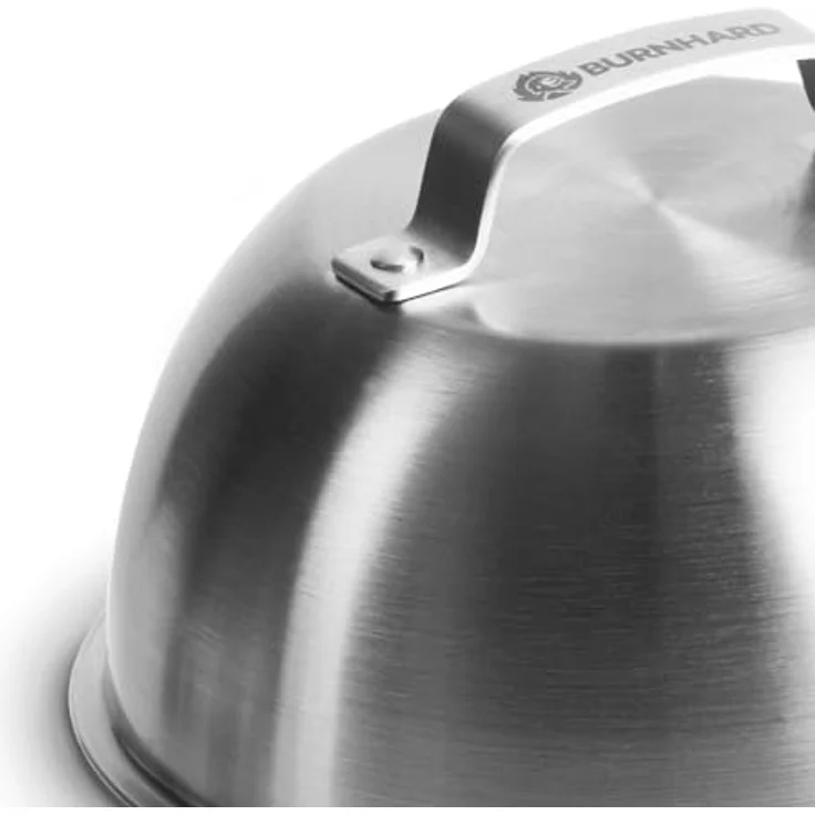 Burnhard Edelstahl Burgerglocken 2-er Set – Bild 3