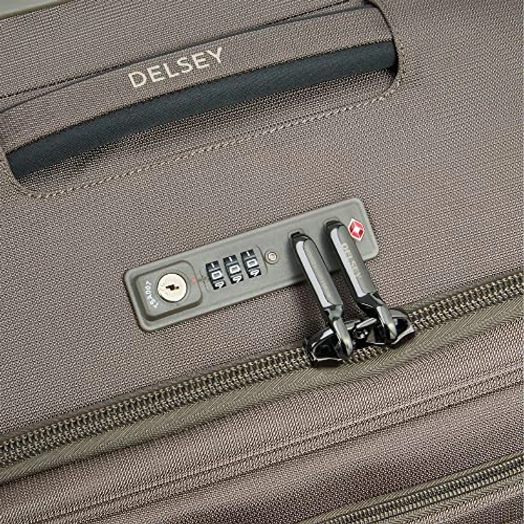 DELSEY PARIS - HELIUM DLX - Großer erweiterbarer Weichschalenkoffer - 71x45x33 cm - 84 Liter - L - Moka – Bild 3
