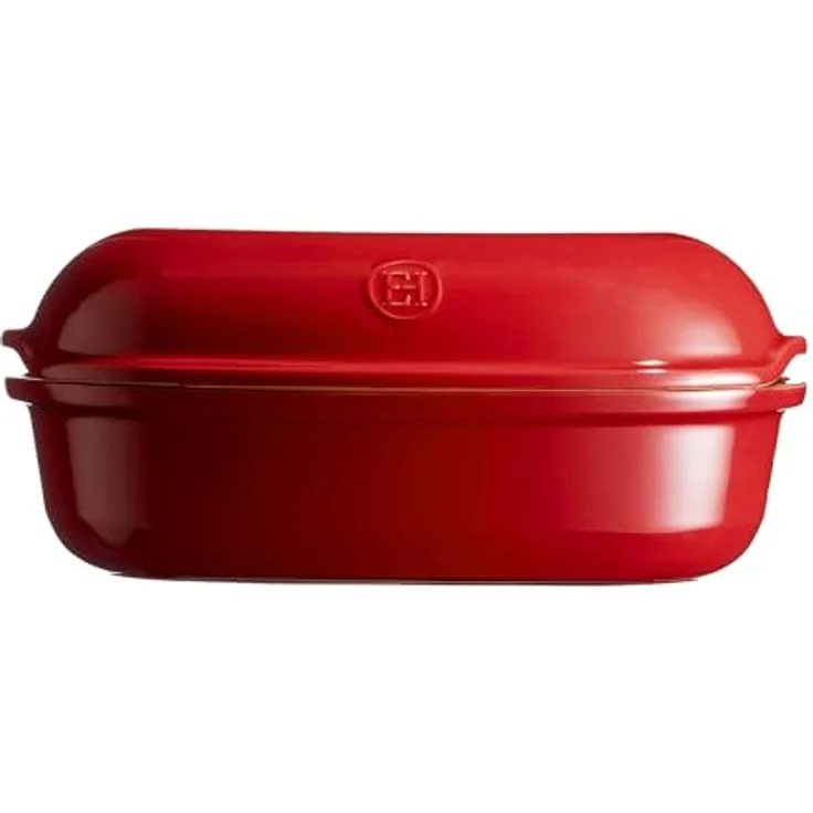 Emile Henry EH509501 Brot, Keramik, handgefertigt Rot Grand Cru – Bild 5