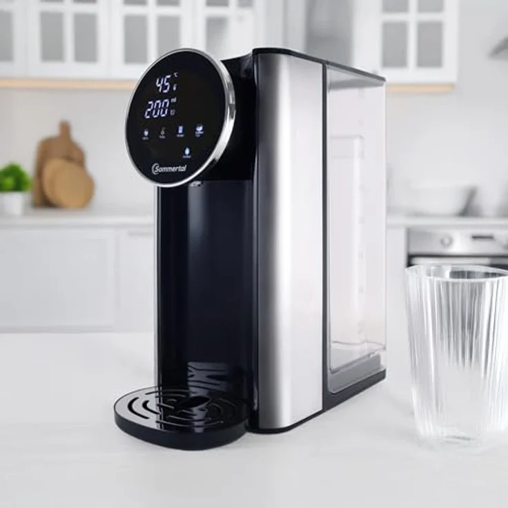 Sommertal HW400 Heißwasserspender Businessline, 4L Tank, instant heißes Wasser 45-100°C, Touchdisplay, kompakt – Bild 8
