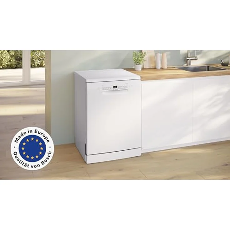 Bosch SMS2ITW09E, Freistehender Geschirrspüler 60 cm, Weiß, mit Home Connect und Silence on Demand Funktion – Bild 2