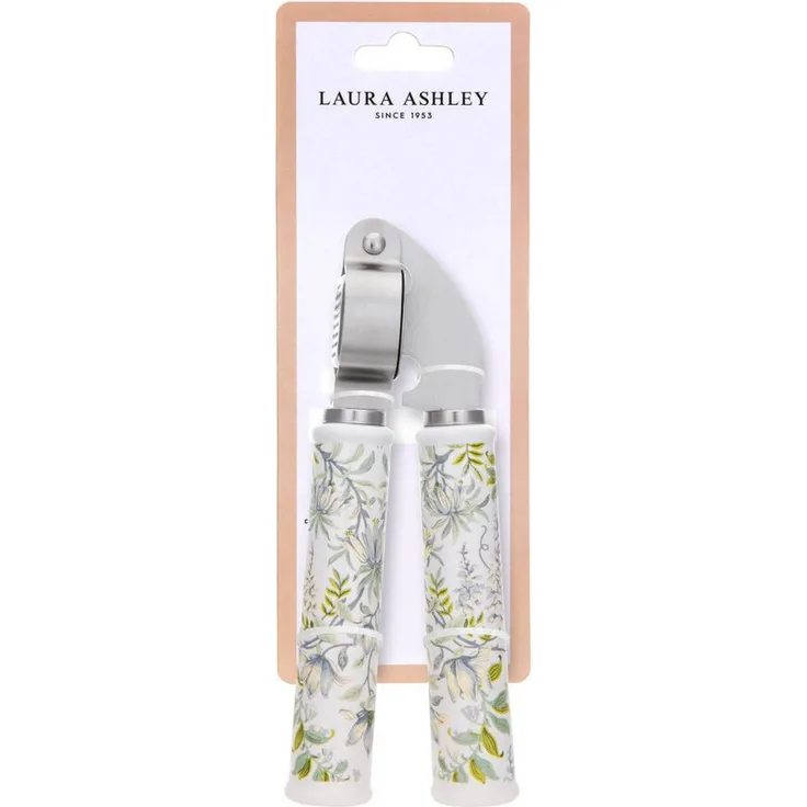 LAURA ASHLEY Knoblauchpresse Edelstahl mit ergonomischem Keramikgriff – Sage Parterre, spülmaschinengeeignet