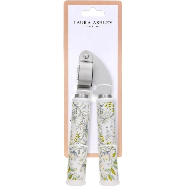 LAURA ASHLEY Knoblauchpresse Edelstahl mit ergonomischem Keramikgriff – Sage Parterre, spülmaschinengeeignet