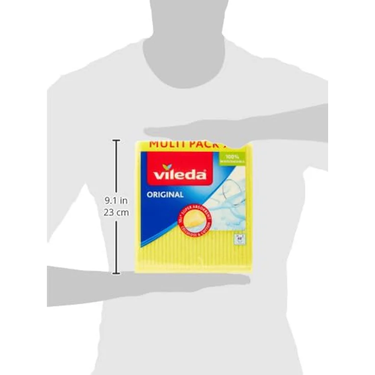 Vileda Schwammtuch mit besonders hoher Saugkraft, 8er-Sparpack, farblich sortiert – Bild 6