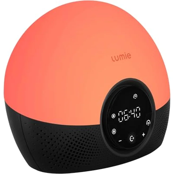 Lumie Bodyclock Glow 150, Lichtwecker mit 20-45 Minuten Sonnenaufgang, dimmbarem Display und 9 Einschlafklängen – Bild 9
