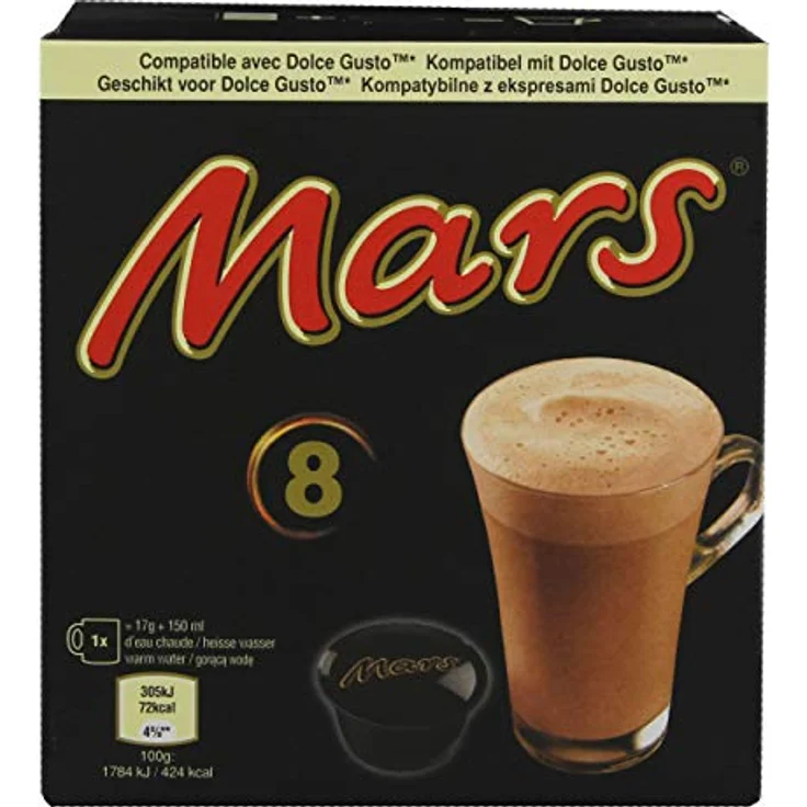 Mars Hot Chocolate Pods Dolce Gusto 136g, 8 Stück entspricht 8 Tassen – Bild 4