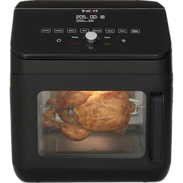 Instant Heißluftfritteuse Ofen 13L mit XXL Fassungsvermögen, 9 Programmen und Drehspieß - 1700W – Bild 1