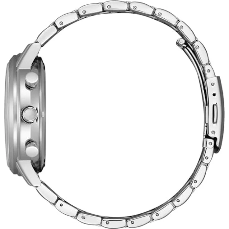Citizen Chronograph CA4630-53X, Herrenuhr mit Solar-Antrieb, Edelstahlarmband, Datum und Stoppfunktion – Bild 3