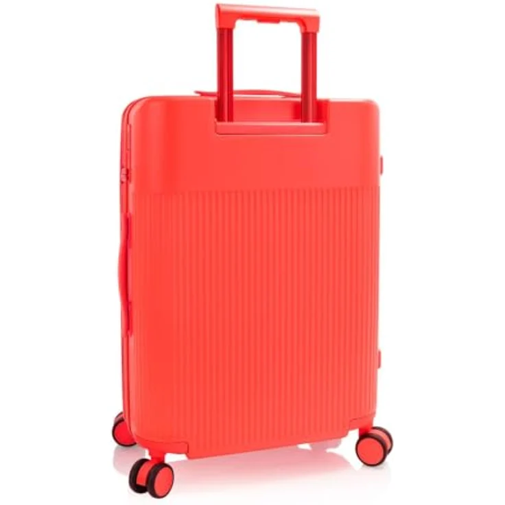 Heys HiLite Kofferset 3-teilig, 4 Rollen mit Dehnfalte, orange, 100% Polycarbonat, 49 cm x 30 cm x 74 cm – Bild 4
