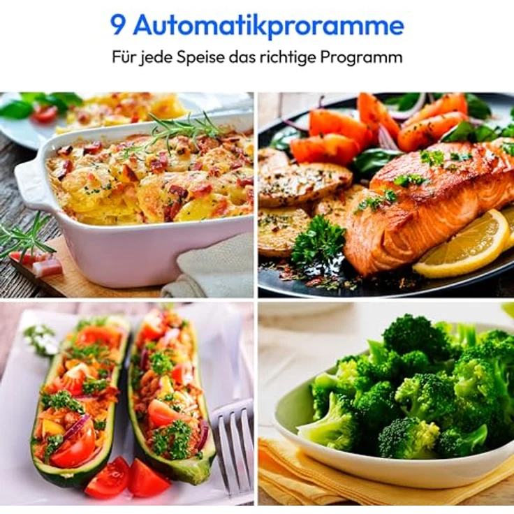 Medion MD 11499 Mikrowelle mit Grill und Heißluftfritteuse 25L, Mikrowelle, Schwarz, Silber – Bild 6